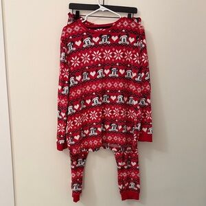 Disney Red and White Womens Pajama Set